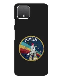 Чехол для Google Pixel 4 с картинкой «NASA — эмблема миссии»