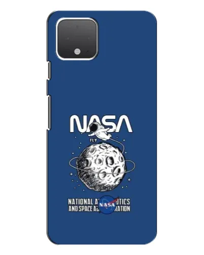 Чехол для Google Pixel 4 с картинкой «NASA — лунная миссия»