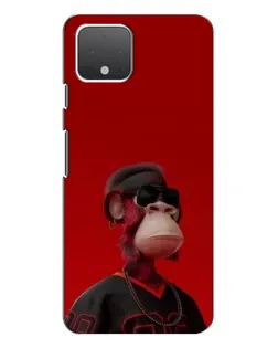 Чехол для Google Pixel 4 с картинкой «Bored Ape в красном»