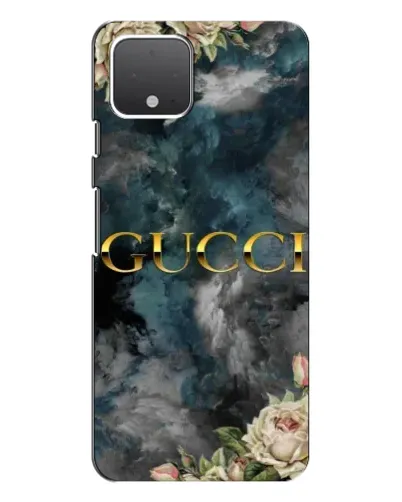 Чехол для Google Pixel 4 с картинкой «Абстрактные цветы Gucci»