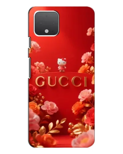 Чехол для Google Pixel 4 с картинкой «Gucci — золотой сад»