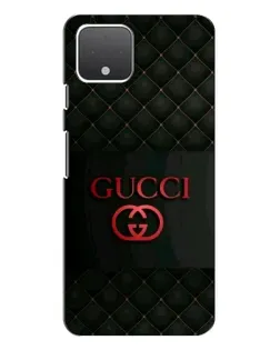 Чехол для Google Pixel 4 с картинкой «Gucci — стеганый черный»