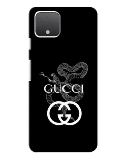 Чехол для Google Pixel 4 с картинкой «Gucci — серебряная змея»