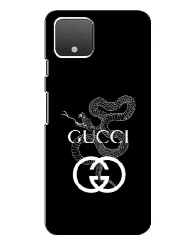 Чехол для Google Pixel 4 с картинкой «Gucci — серебряная змея»