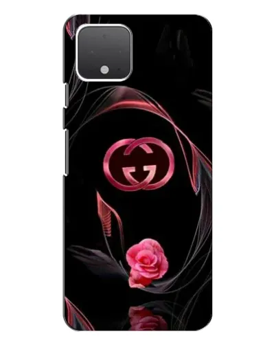 Чехол для Google Pixel 4 с картинкой «Gucci — неоновая роза»