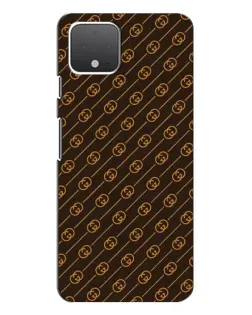 Чехол для Google Pixel 4 с картинкой «Gucci — золотые диагонали»