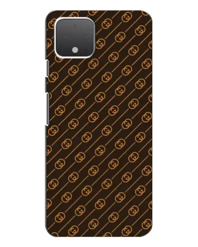 Чехол для Google Pixel 4 с картинкой «Gucci — золотые диагонали»