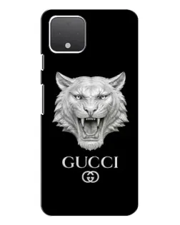 Чехол для Google Pixel 4 с картинкой «Gucci — серебряный лев»