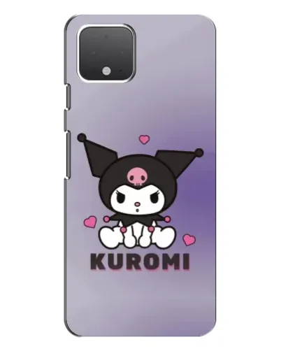 Чехол для Google Pixel 4 с картинкой «Kuromi — фиолетовый арт»