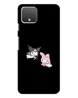 Чехол для Google Pixel 4 с картинкой «My Melody и Kuromi»