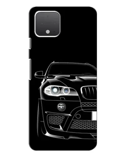 Чехол для Google Pixel 4 с картинкой «Темный силуэт BMW»