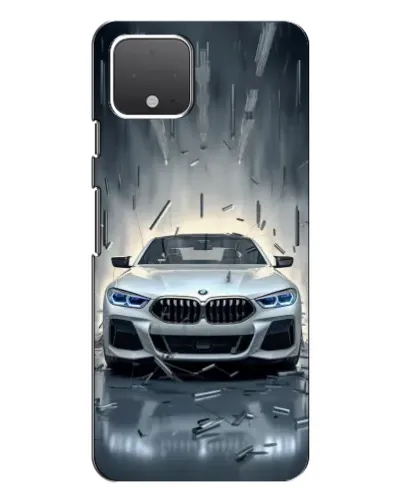 Чехол для Google Pixel 4 с картинкой «BMW в свете фар»