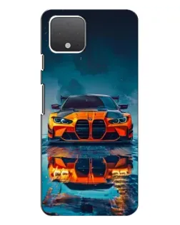 Чохол для Google Pixel 4 з картинкою «BMW — золота емблема»
