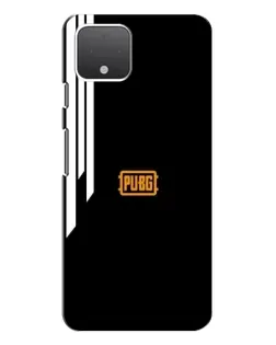 Чехол для Google Pixel 4 с картинкой «PUBG — вертикальные линии»