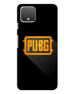 Чехол для Google Pixel 4 с картинкой «PUBG — рамка лого»