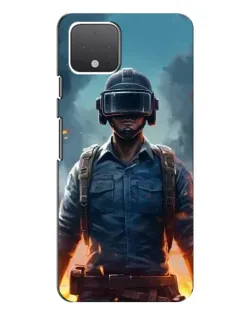 Чехол для Google Pixel 4 с картинкой «PUBG — реалистичный герой»