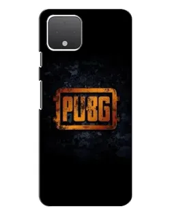 Чехол для Google Pixel 4 с картинкой «PUBG — золотой логотип»