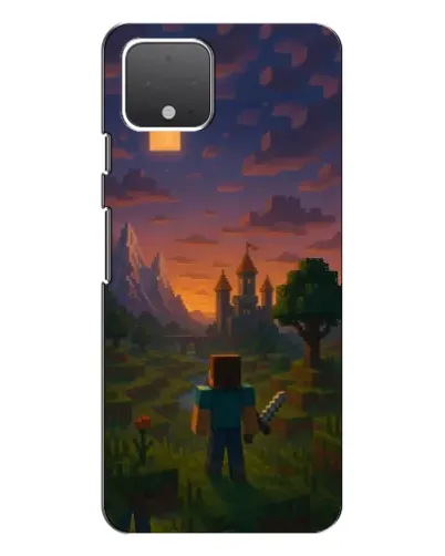 Чехол для Google Pixel 4 с картинкой «Стив у башни»