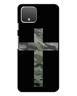 Чехол для Google Pixel 4 с картинкой «Милитари Крест»