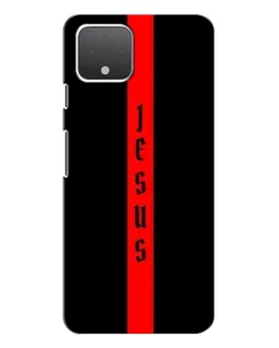 Чехол для Google Pixel 4 с картинкой «Красная линия веры»