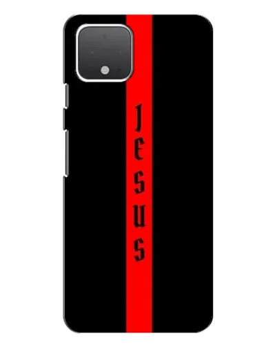 Чехол для Google Pixel 4 с картинкой «Красная линия веры»