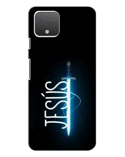 Чехол для Google Pixel 4 с картинкой «Меч Духа Jesus»