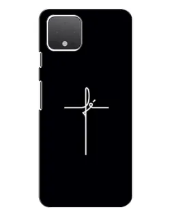 Чехол для Google Pixel 4 с картинкой «Тонкий крест»