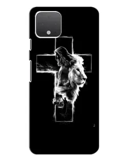 Чехол для Google Pixel 4 с картинкой «Сияющий крест Jesus»