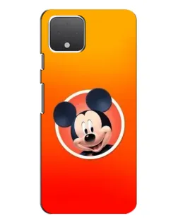 Чехол для Google Pixel 4 с картинкой «Mickey в круге»
