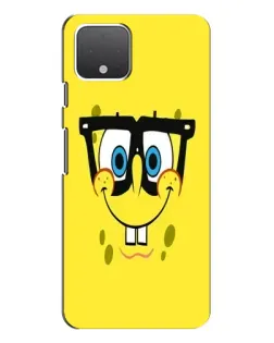 Чехол для Google Pixel 4 с картинкой «Минималистичный Спанч Боб»
