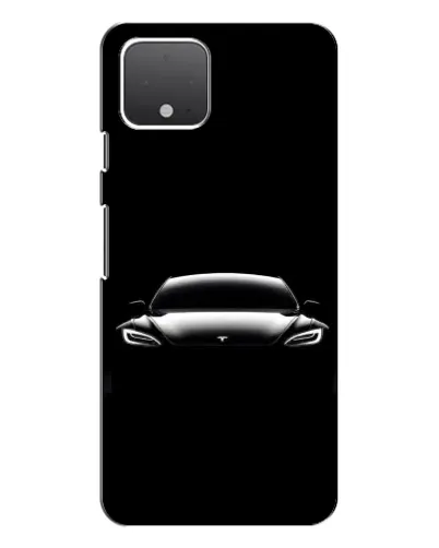 Чехол для Google Pixel 4 с картинкой «Фары Tesla Night»