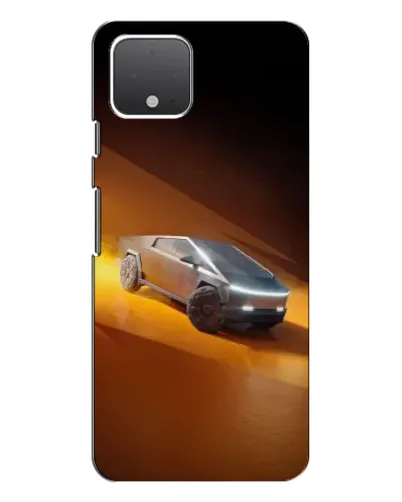 Чехол для Google Pixel 4 с картинкой «Cybertruck в пустыне»
