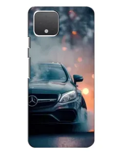 Чехол для Google Pixel 4 с картинкой «Mercedes — ночной город»