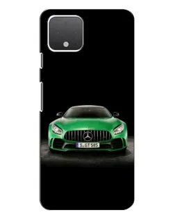 Чехол для Google Pixel 4 с картинкой «Mercedes — неоновый лого»