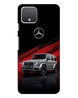 Чехол для Google Pixel 4 с картинкой «Mercedes G-Class красный»