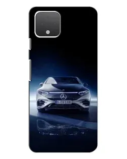 Чехол для Google Pixel 4 с картинкой «Ночной Mercedes EQ»