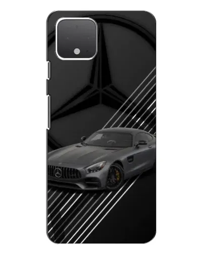 Чехол для Google Pixel 4 с картинкой «Mercedes AMG — графика»