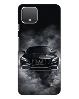 Чехол для Google Pixel 4 с картинкой «Mercedes в дыму»