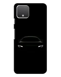 Чехол для Google Pixel 4 с картинкой «Взгляд Audi в темноте»