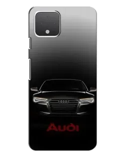 Чехол для Google Pixel 4 с картинкой «Audi — градиентный контур»