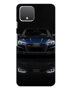 Чехол для Google Pixel 4 с картинкой «Audi — ночное отражение»
