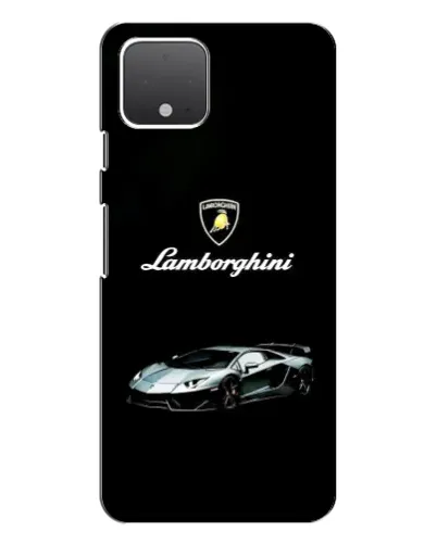 Чехол для Google Pixel 4 с картинкой «Логотип Lamborghini классика»