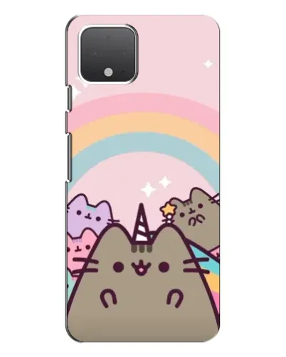Чехол для Google Pixel 4 с картинкой «Единорог Pusheen»