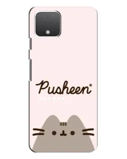 Чехол для Google Pixel 4 с картинкой «Pusheen логотип»