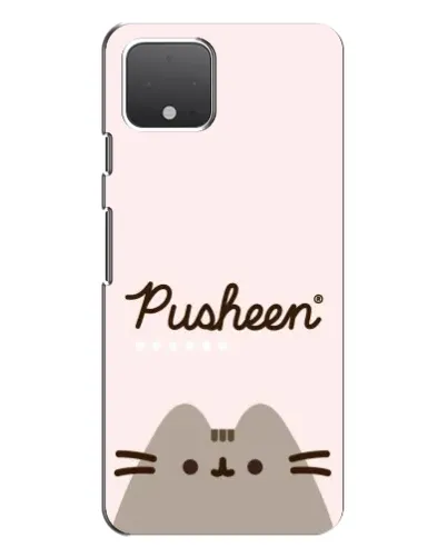 Чехол для Google Pixel 4 с картинкой «Pusheen логотип»
