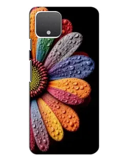 Чехол для Google Pixel 4 с картинкой «Радужный цветок»