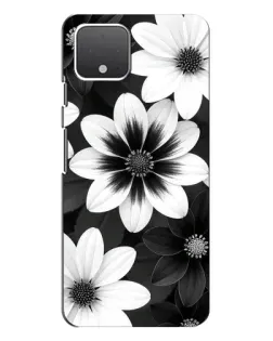 Чехол для Google Pixel 4 с картинкой «Монохромные астры»