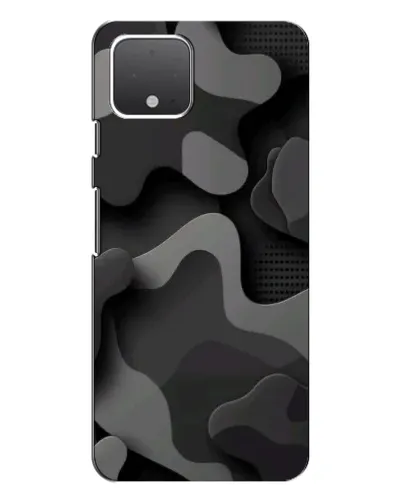 Чехол для Google Pixel 4 с картинкой «Темный абстрактный камуфляж»