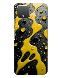 Чехол для Google Pixel 4 с картинкой «Жидкое желтое золото»