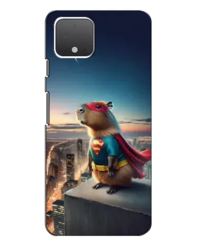 Чехол для Google Pixel 4 с картинкой «Капи-мен супергерой»